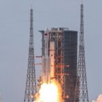 Espaçonave de carga chinesa Tianzhou-10 acopla com combinação da estação espacial